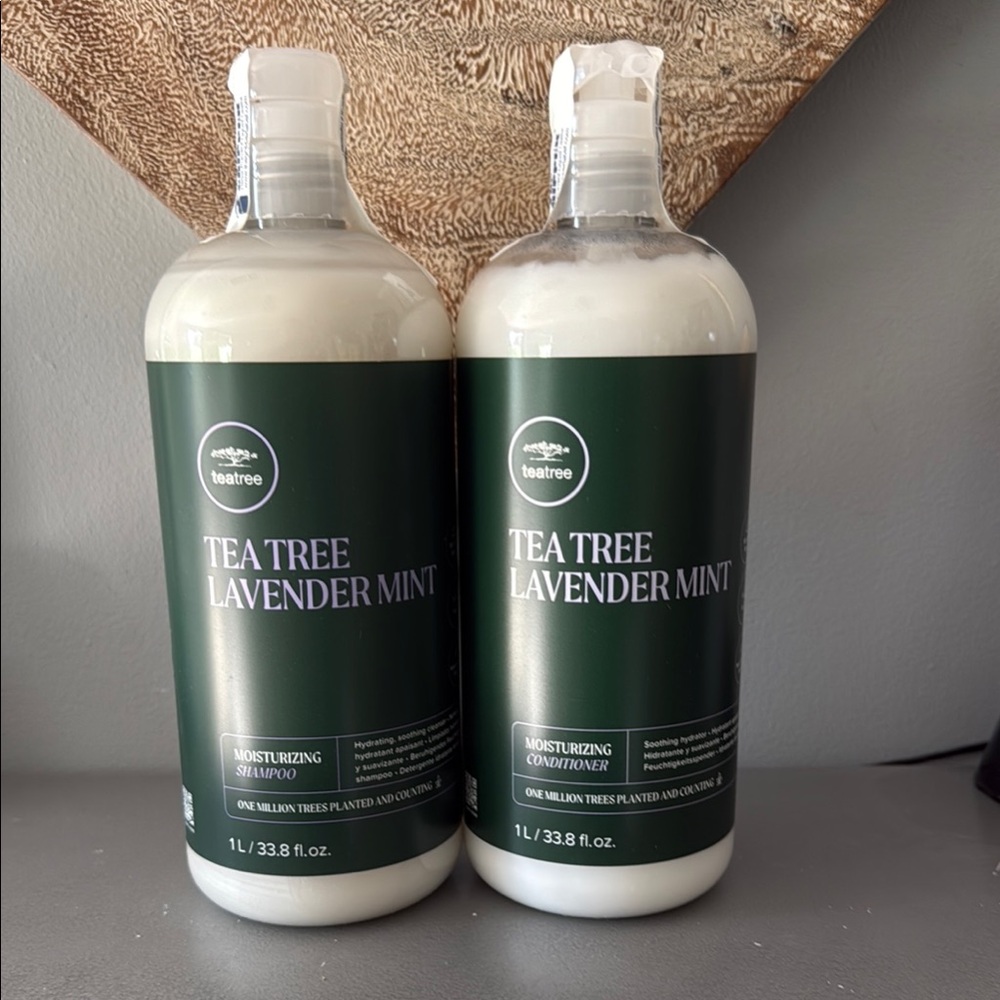 Paul Mitchell Tea Tree Lavender Mint Shamoo & Conditioner Liters